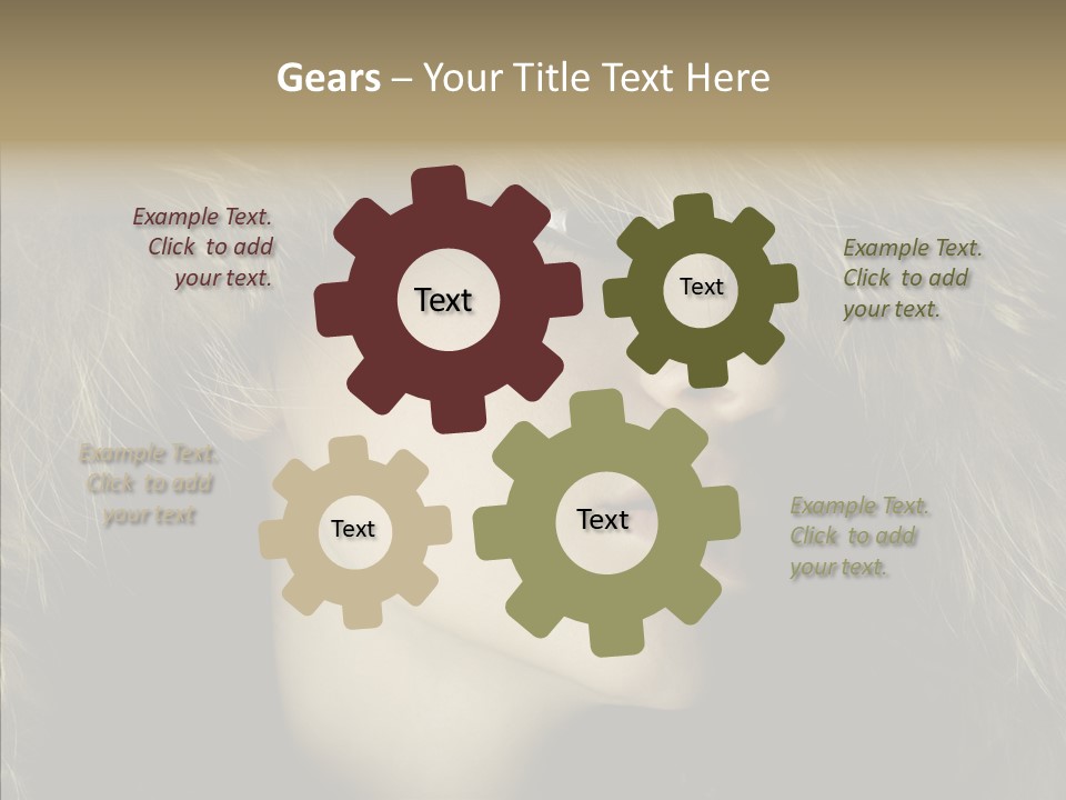 Sensuality Beauty Nosy PowerPoint Template