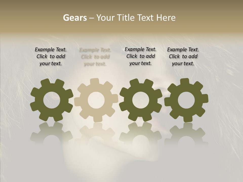 Sensuality Beauty Nosy PowerPoint Template