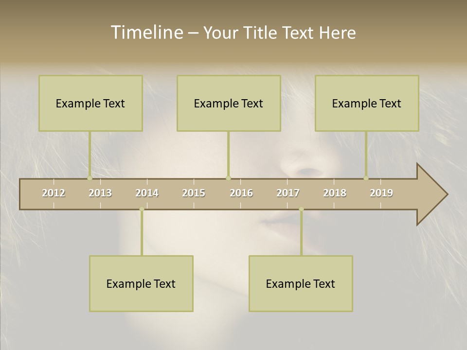 Sensuality Beauty Nosy PowerPoint Template