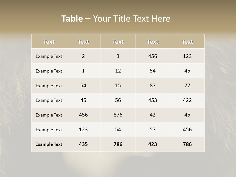 Sensuality Beauty Nosy PowerPoint Template