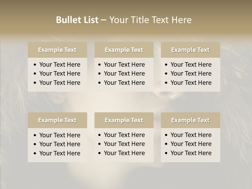 Sensuality Beauty Nosy PowerPoint Template