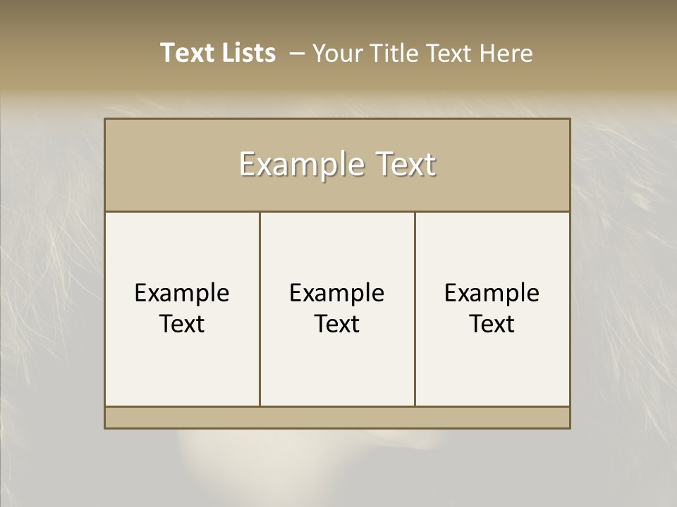 Sensuality Beauty Nosy PowerPoint Template