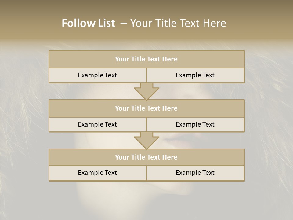 Sensuality Beauty Nosy PowerPoint Template