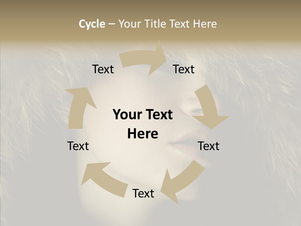 Sensuality Beauty Nosy PowerPoint Template