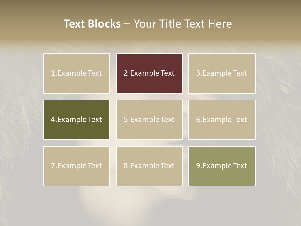 Sensuality Beauty Nosy PowerPoint Template