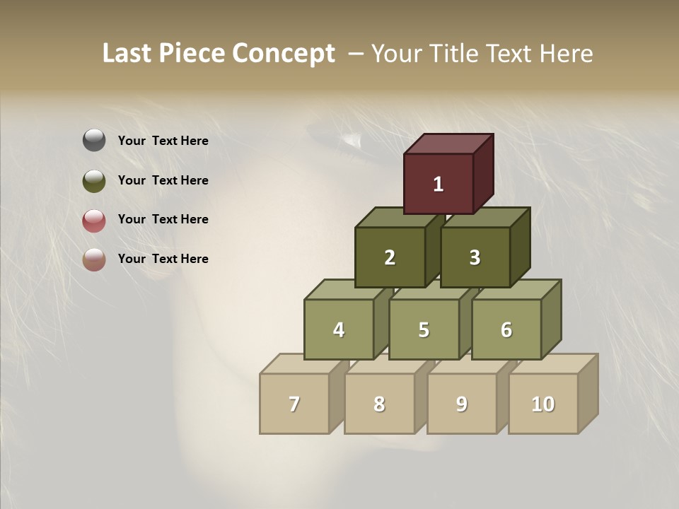 Sensuality Beauty Nosy PowerPoint Template