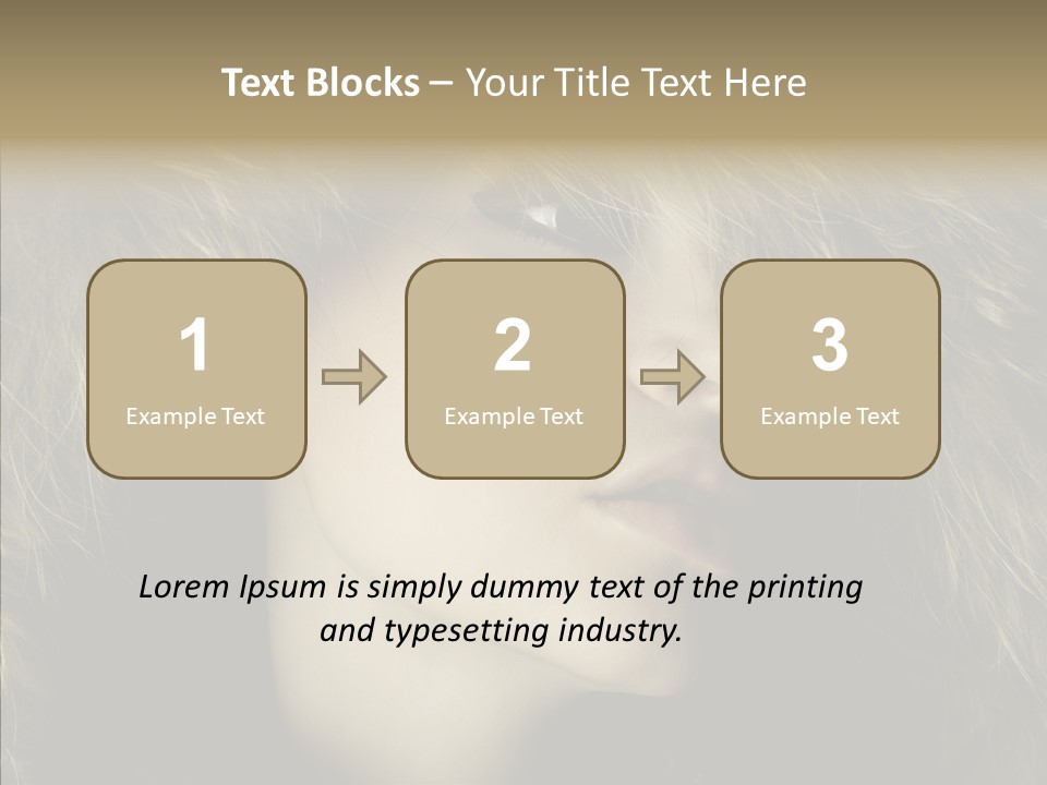 Sensuality Beauty Nosy PowerPoint Template