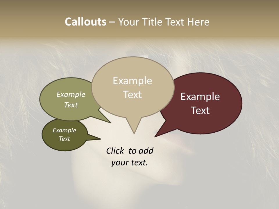 Sensuality Beauty Nosy PowerPoint Template