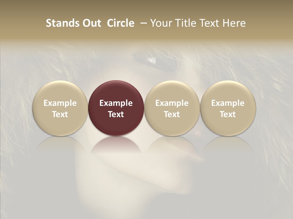 Sensuality Beauty Nosy PowerPoint Template