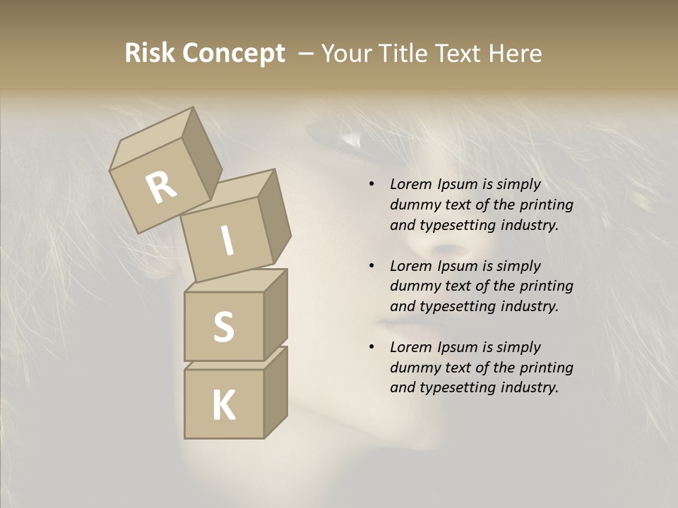 Sensuality Beauty Nosy PowerPoint Template