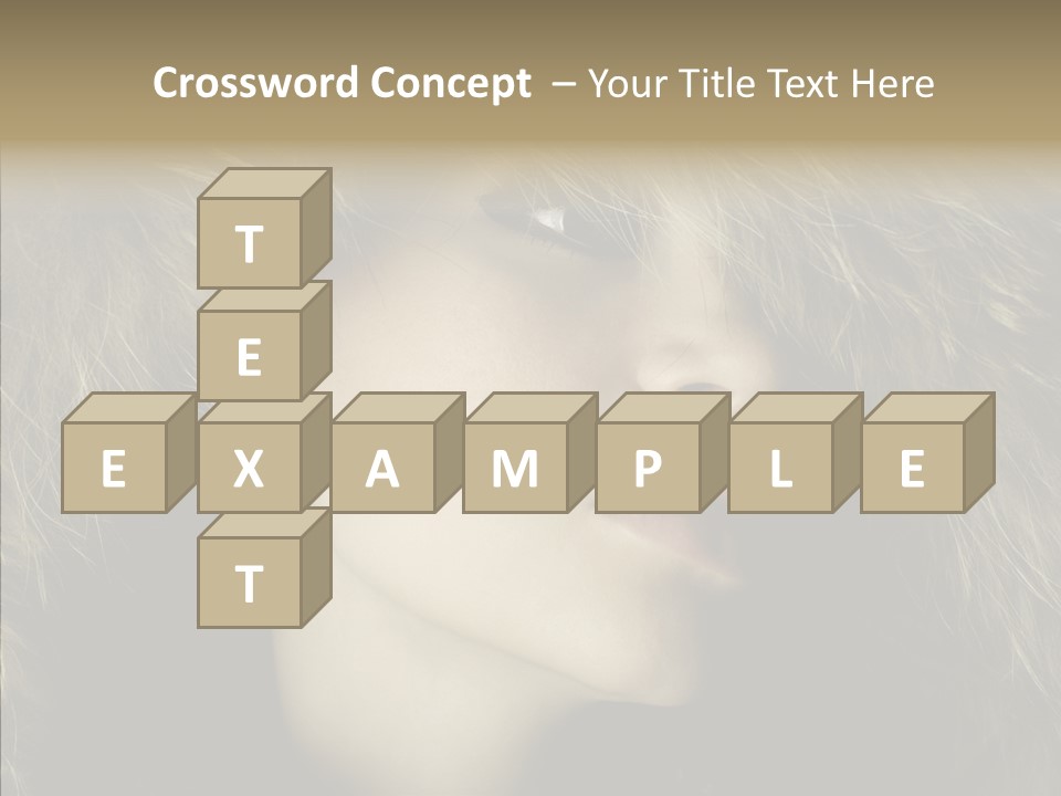 Sensuality Beauty Nosy PowerPoint Template