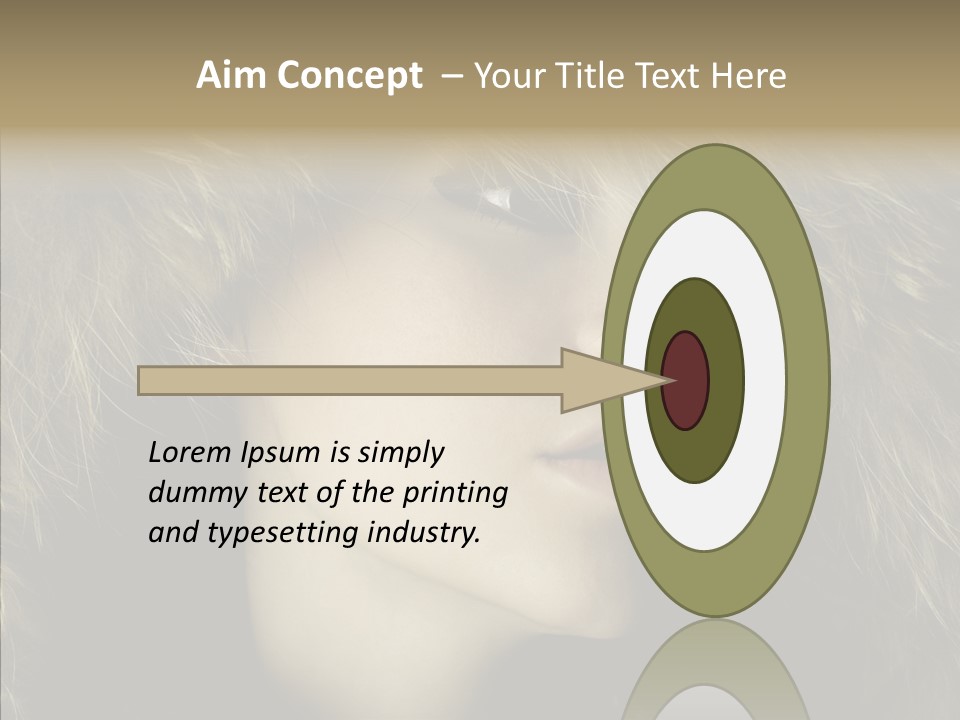 Sensuality Beauty Nosy PowerPoint Template