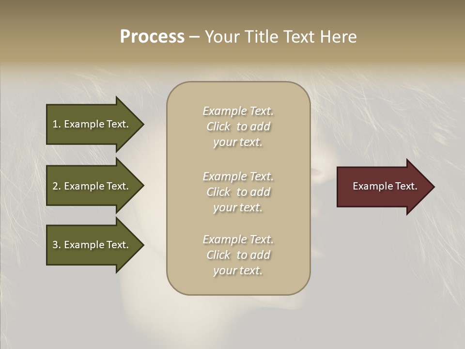 Sensuality Beauty Nosy PowerPoint Template