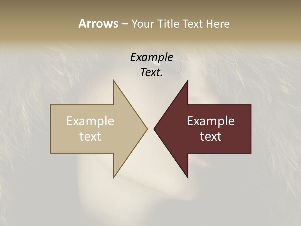 Sensuality Beauty Nosy PowerPoint Template