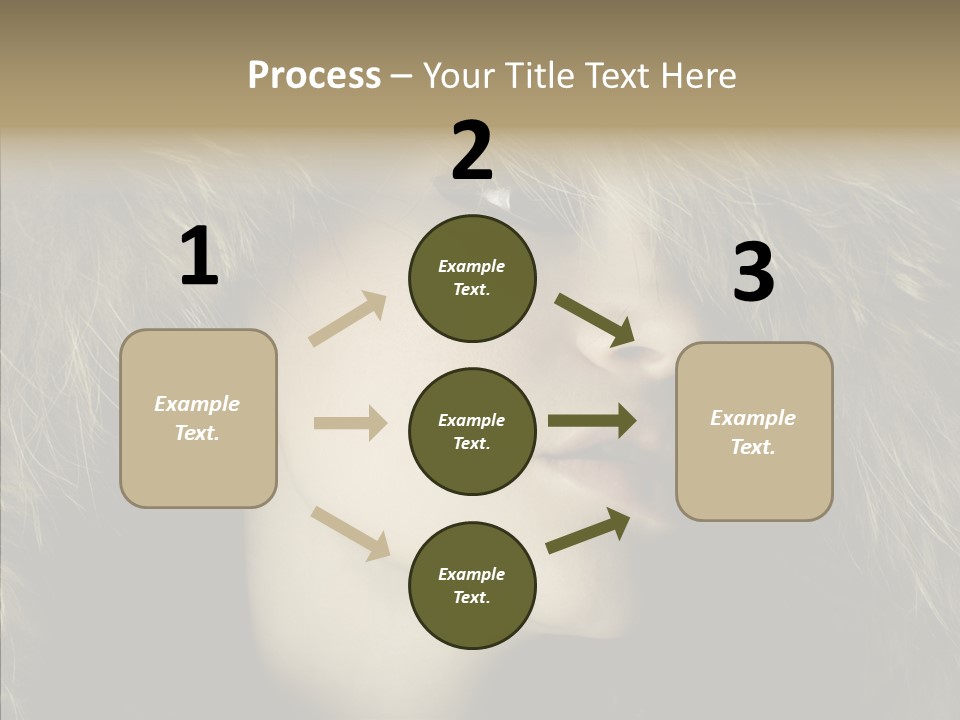 Sensuality Beauty Nosy PowerPoint Template