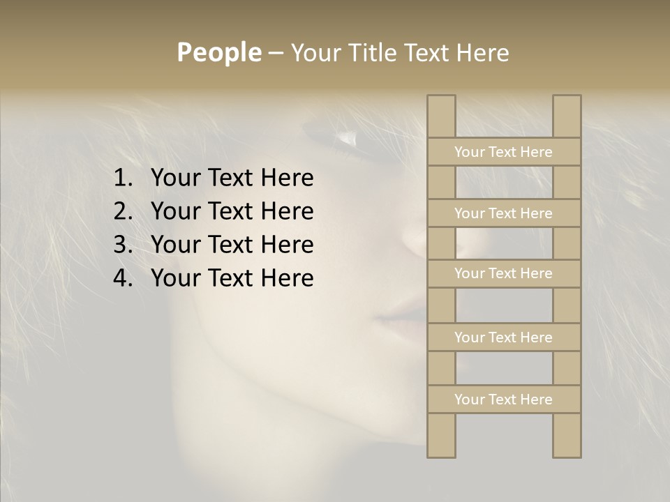 Sensuality Beauty Nosy PowerPoint Template