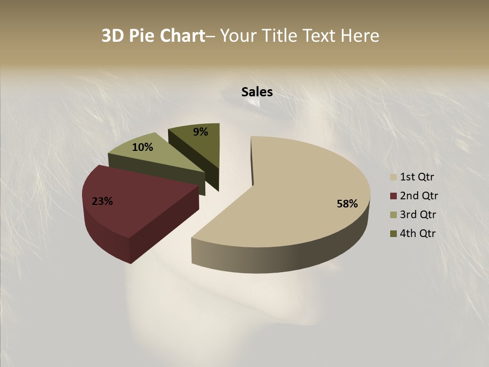 Sensuality Beauty Nosy PowerPoint Template