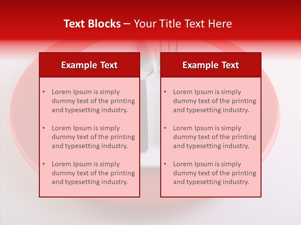 Teaspoon Setting Bistro PowerPoint Template