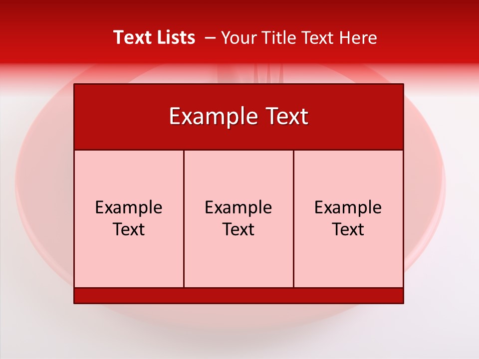Teaspoon Setting Bistro PowerPoint Template