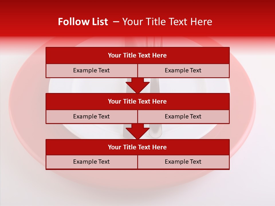 Teaspoon Setting Bistro PowerPoint Template