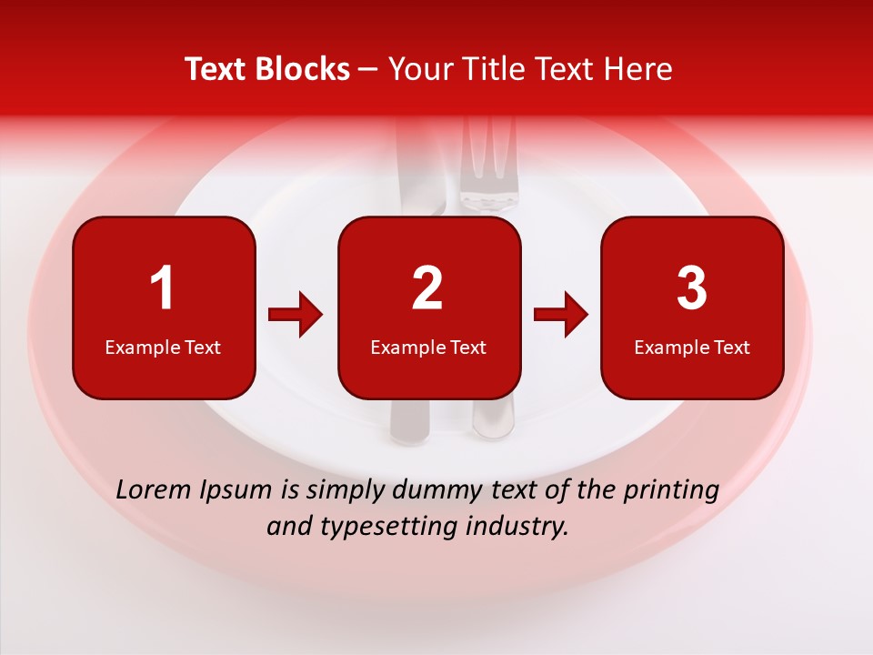 Teaspoon Setting Bistro PowerPoint Template