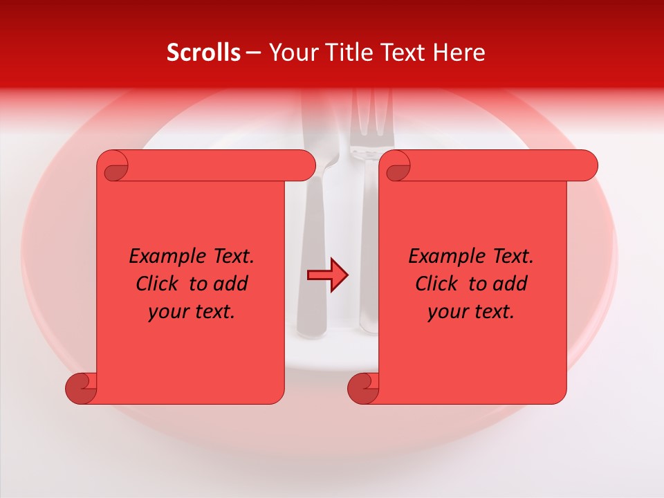 Teaspoon Setting Bistro PowerPoint Template