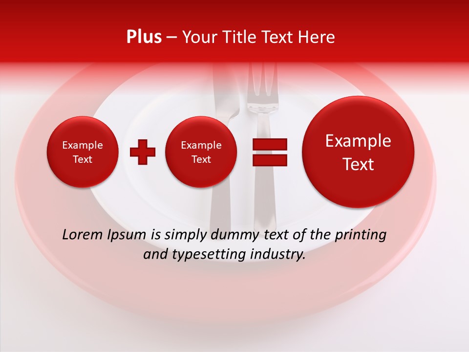 Teaspoon Setting Bistro PowerPoint Template