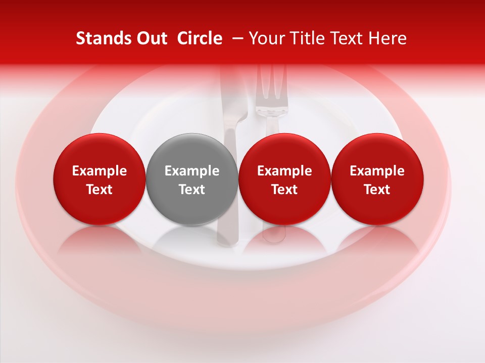 Teaspoon Setting Bistro PowerPoint Template