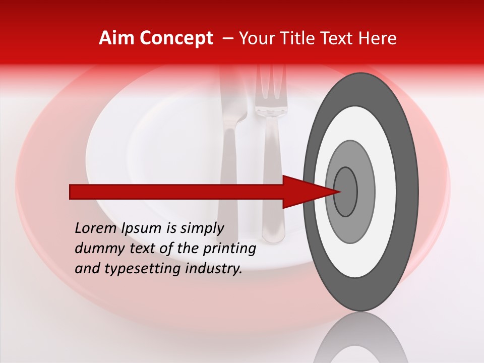 Teaspoon Setting Bistro PowerPoint Template