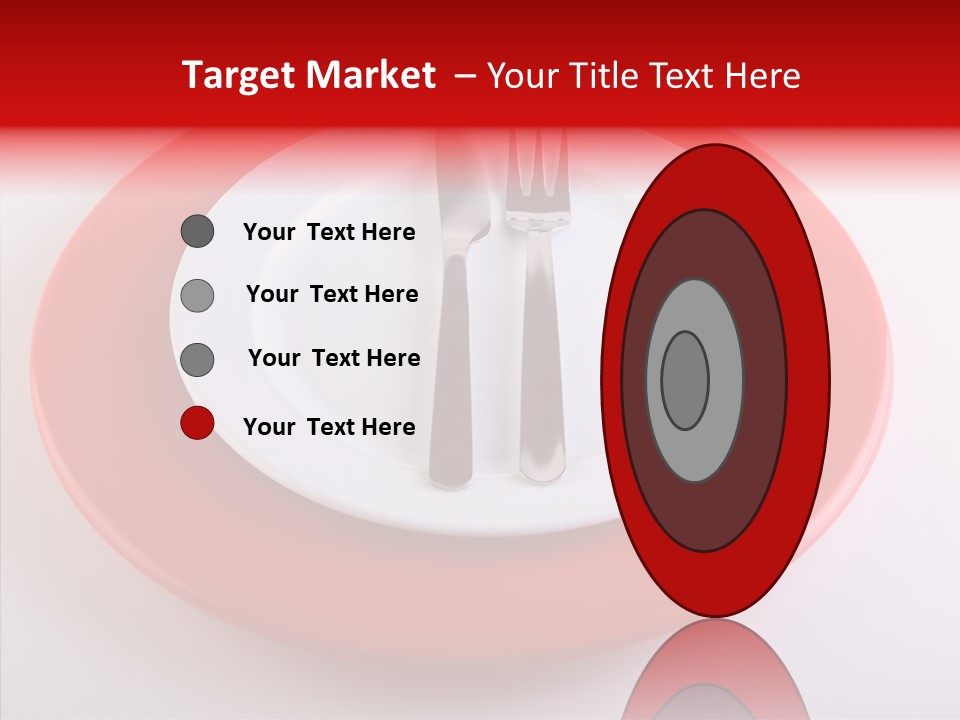 Teaspoon Setting Bistro PowerPoint Template