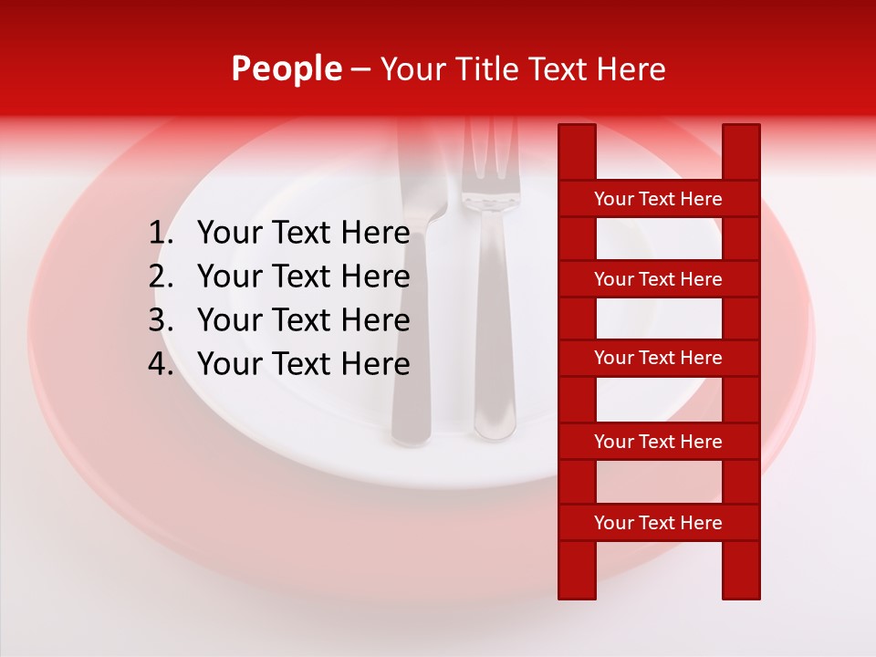 Teaspoon Setting Bistro PowerPoint Template