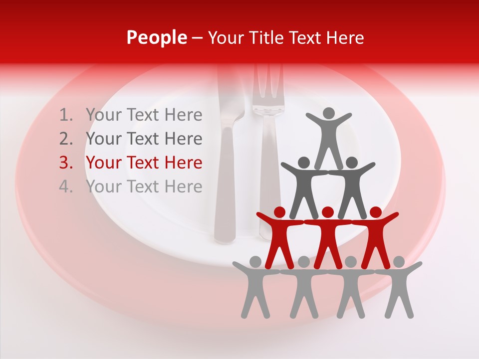 Teaspoon Setting Bistro PowerPoint Template