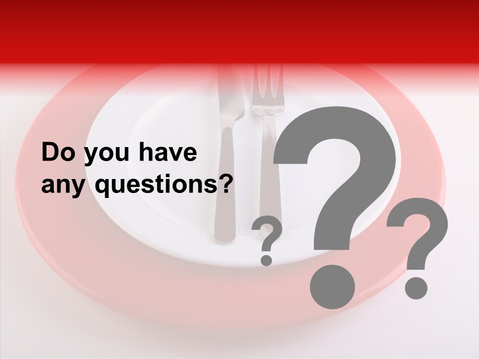 Teaspoon Setting Bistro PowerPoint Template