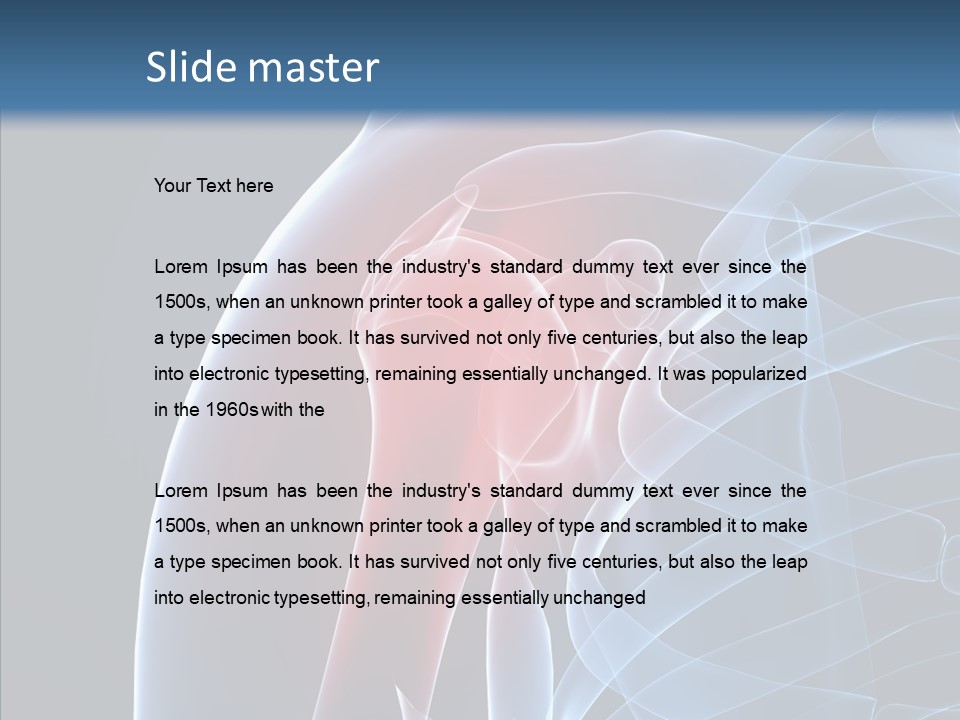 Inflammation Arthritis Pain PowerPoint Template