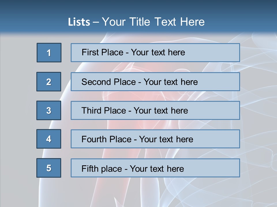Inflammation Arthritis Pain PowerPoint Template