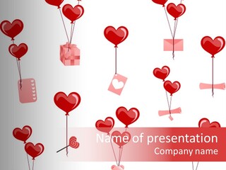 Clip Love Lollipop PowerPoint Template