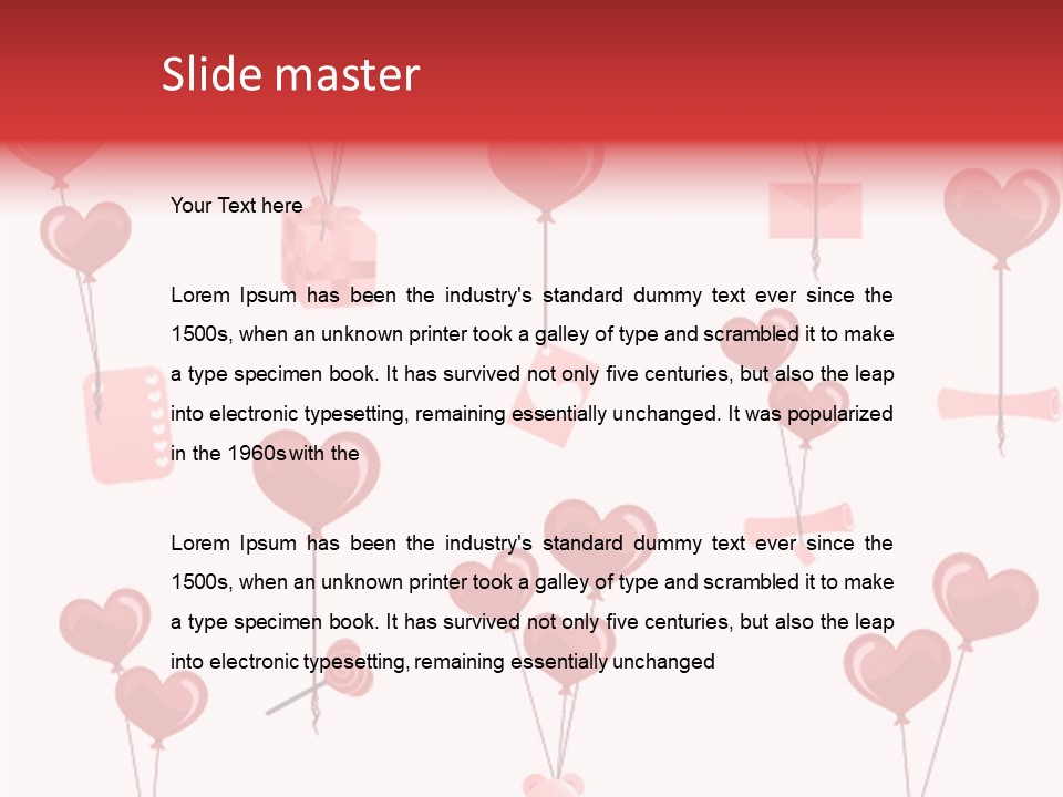 Clip Love Lollipop PowerPoint Template