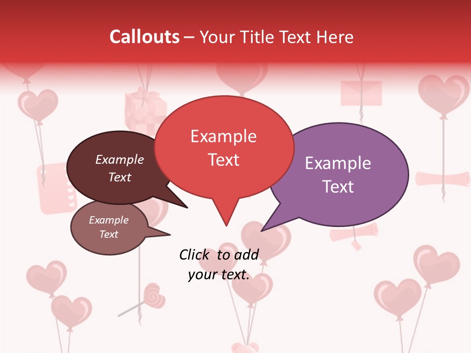 Clip Love Lollipop PowerPoint Template