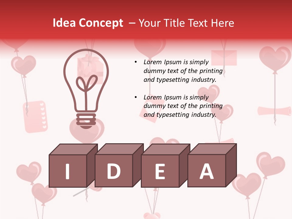 Clip Love Lollipop PowerPoint Template