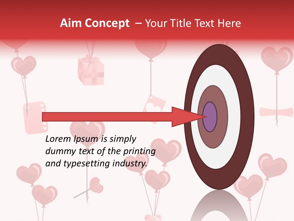 Clip Love Lollipop PowerPoint Template