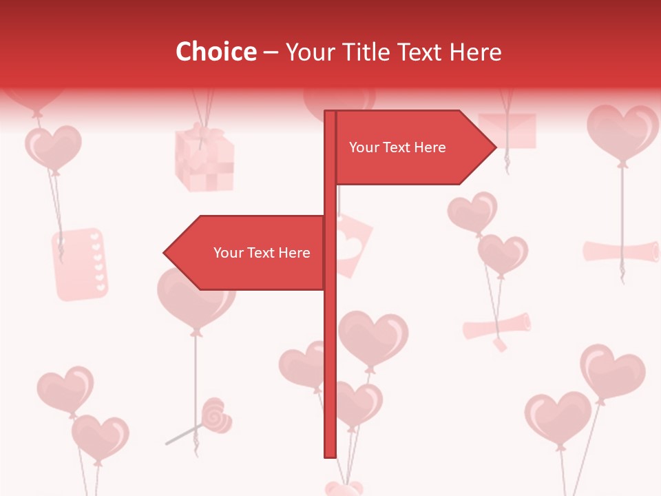 Clip Love Lollipop PowerPoint Template