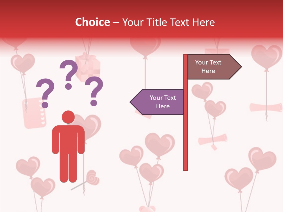 Clip Love Lollipop PowerPoint Template