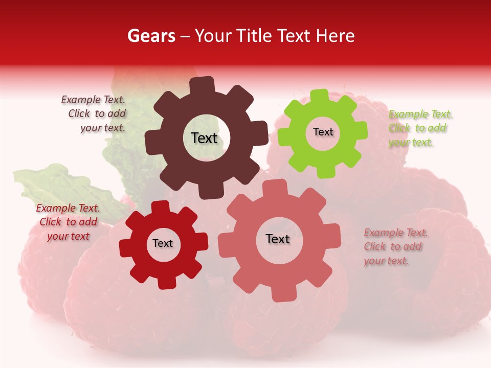 Closeup Life Flavor PowerPoint Template