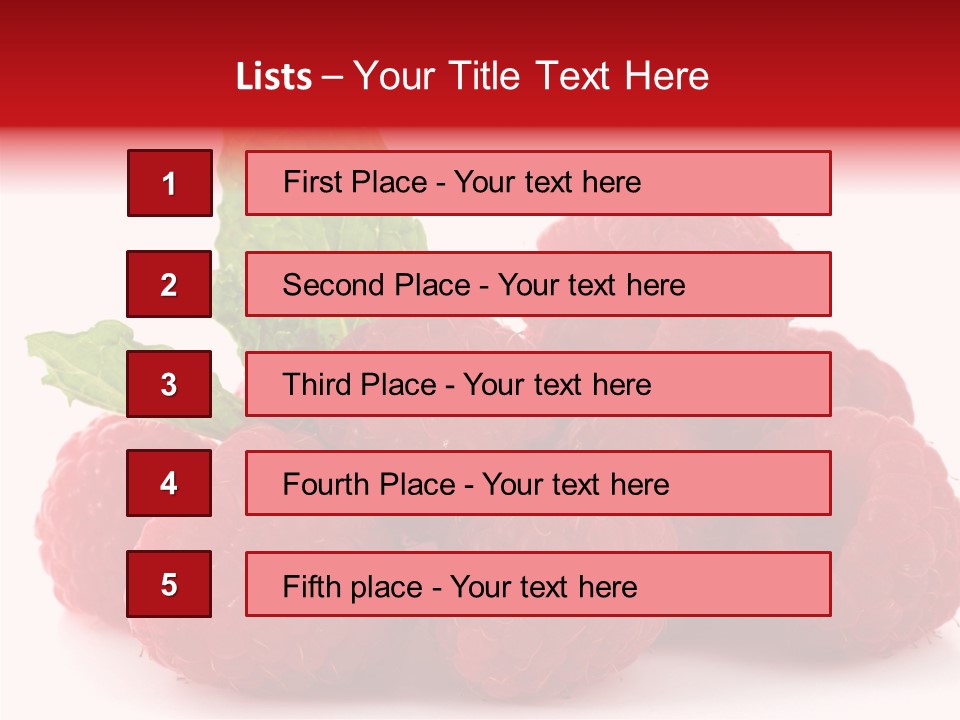 Closeup Life Flavor PowerPoint Template