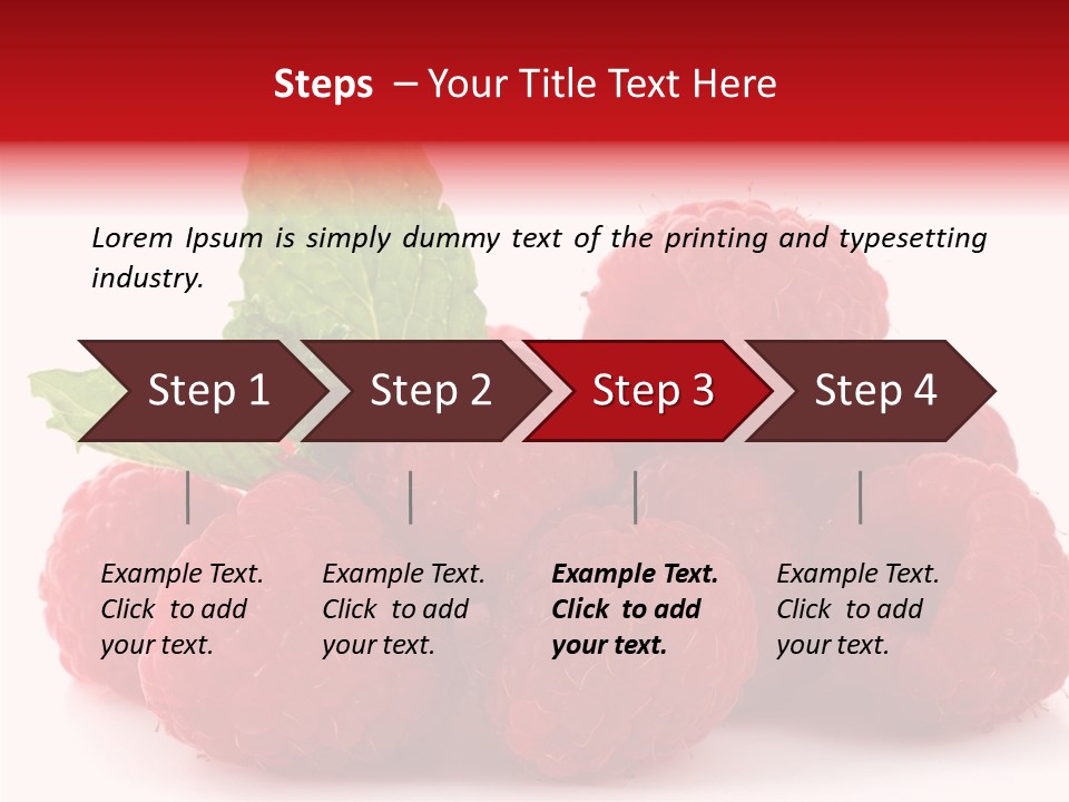 Closeup Life Flavor PowerPoint Template