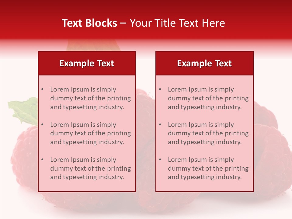 Closeup Life Flavor PowerPoint Template