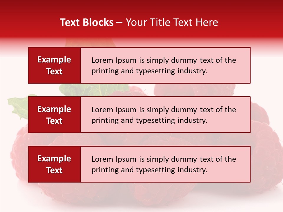 Closeup Life Flavor PowerPoint Template