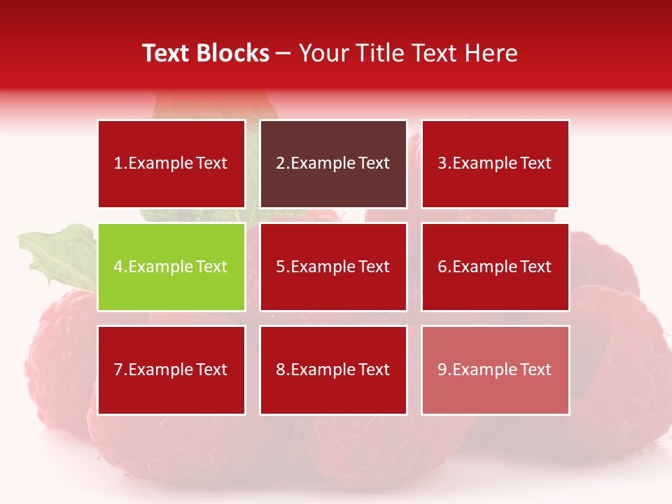 Closeup Life Flavor PowerPoint Template