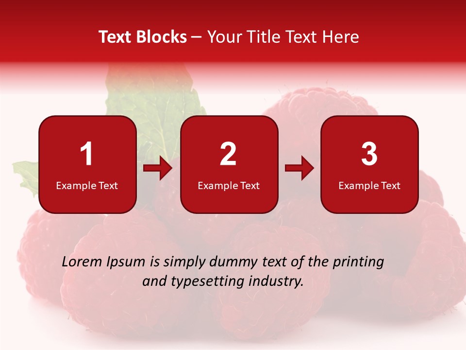 Closeup Life Flavor PowerPoint Template
