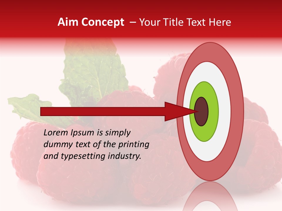 Closeup Life Flavor PowerPoint Template